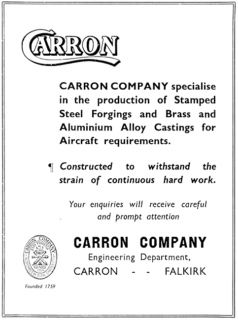 Carron Stamped Steel Forgings & Aluminium Alloy Castings         