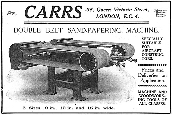 Carrs Woodworking Machinery - San-Papering Machine               