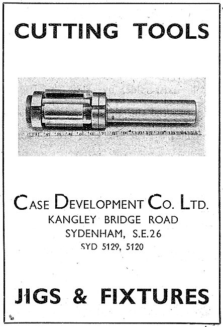 Case Development . Cutting Tools, Jigs & Fixtures                