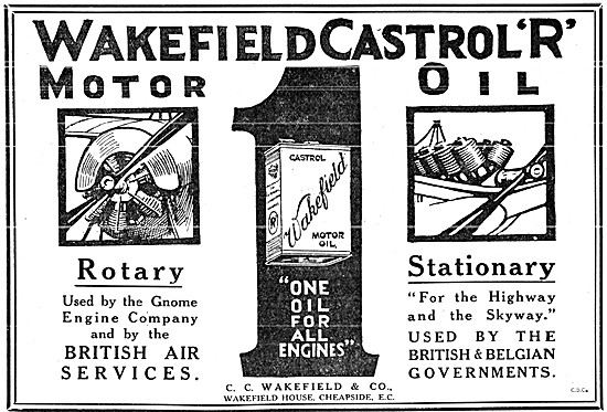 Castrol Motor Oil For Aero Engines - Castrol 'R'                 