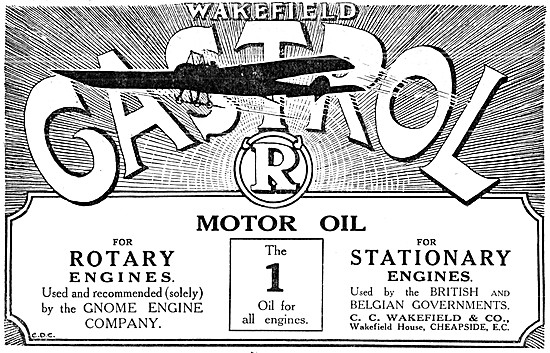 Castrol Motor Oil For Aero Engines - Castrol 'R'                 