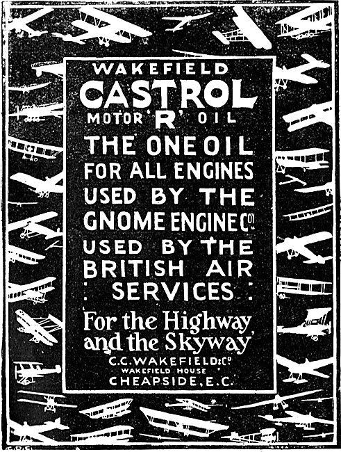 Castrol R Motor Oil For The Highway And The Skyway               