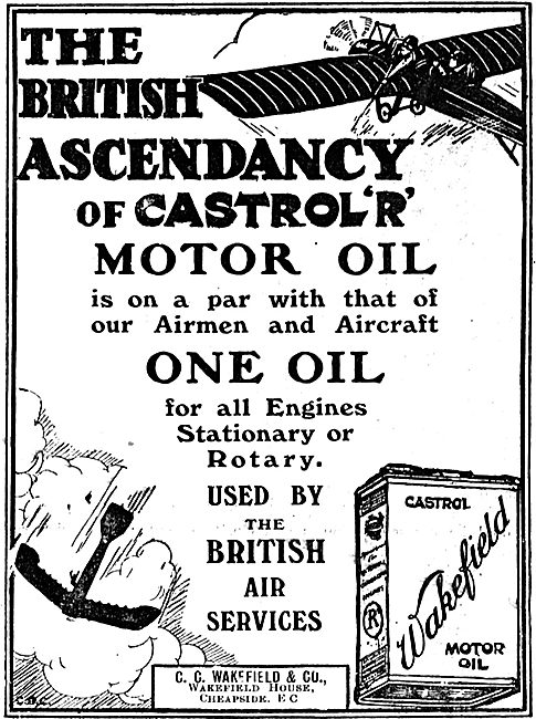 The British Ascendancy Of Castrol R Motor Oil                    