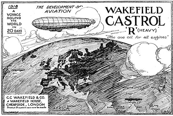Castrol Oil Advert 1916                                          