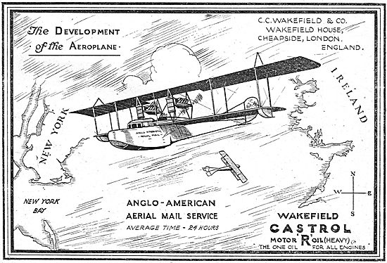 The Castrol Development Of The Aeroplane Series: Air Mail Service