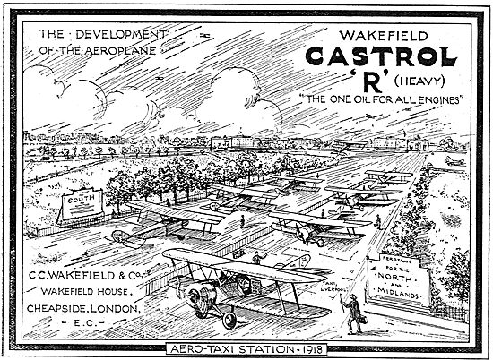 The Castrol Development Of The Aeroplane Series: Aero Taxis 1918 