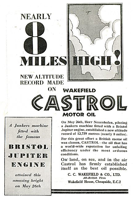 Nearly 8 Miles High On Castrol!                                  