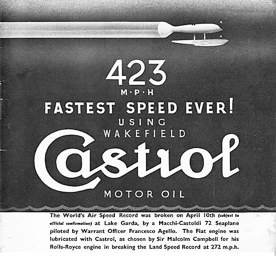 Castrol 423mph Machi Castoldi Speed Record                       