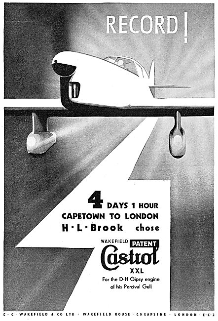 Castrol - Percival Gull - H.L.Brook                              