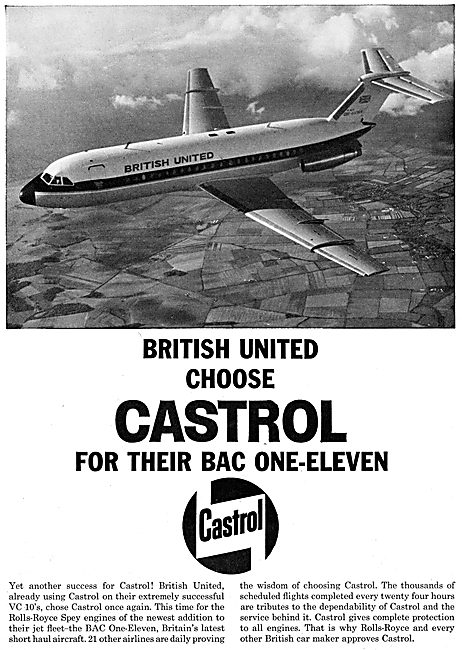 Castrol Aviation Lubricants 1965                                 