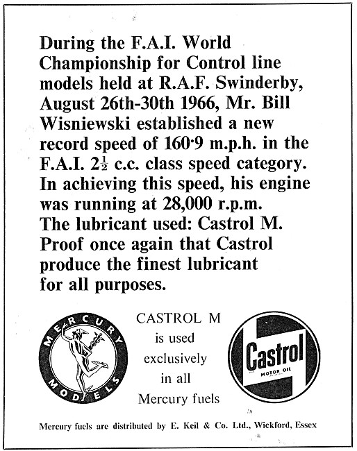 Castrol M Lubricant For Aeromodellers                            