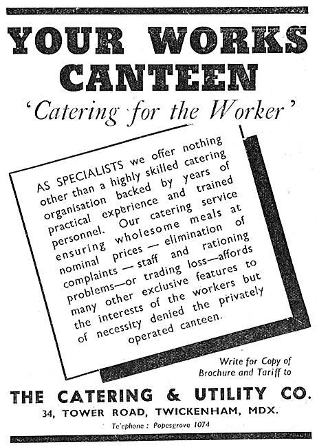 The Catering & Utility Company. Factory Catering                 