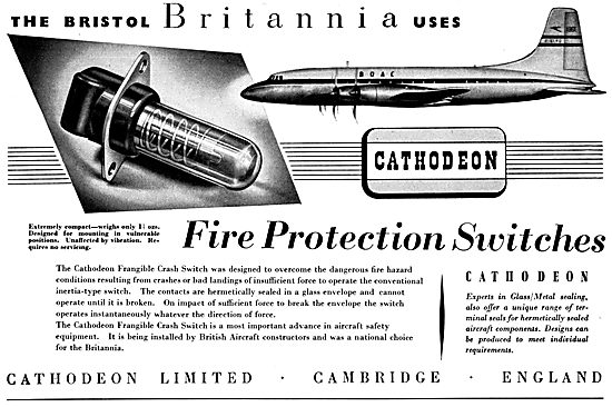 Cathodeon Aircraft Fire Protection Switches                      