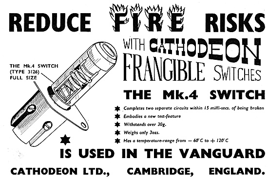 Cathodeon Frangible Switches                                     