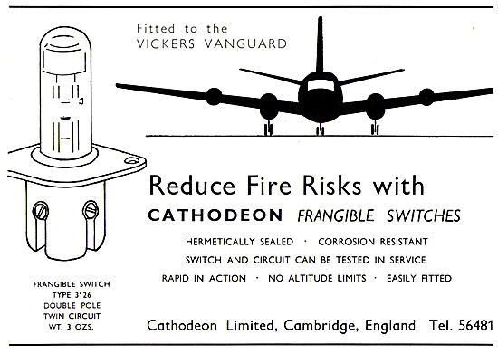 Cathodeon Frangible Switches                                     