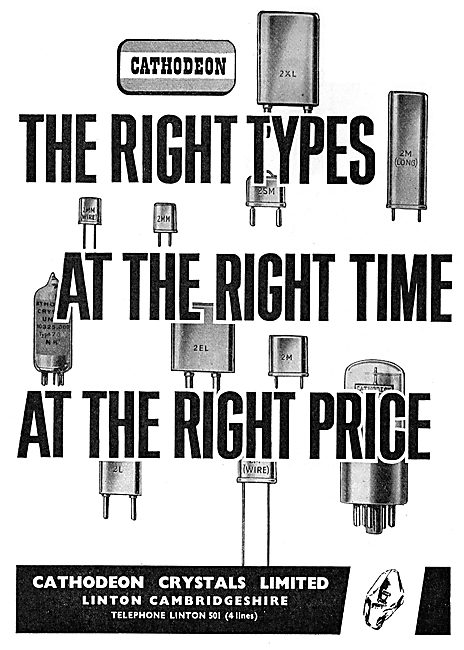Cathodeon Cystals & Transistors                                  