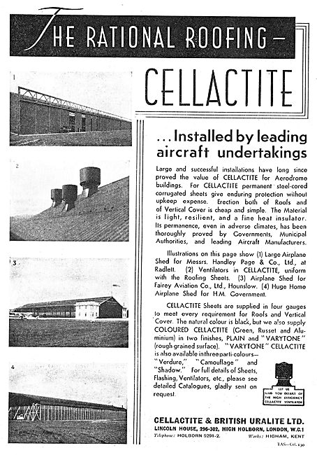 Cellactite Roofing For Aircraft Hangars                          