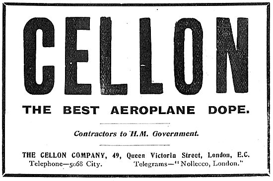 Cellon - The Best Aeroplane Dope                                 