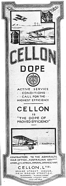 Cellon Dope 1916                                                 