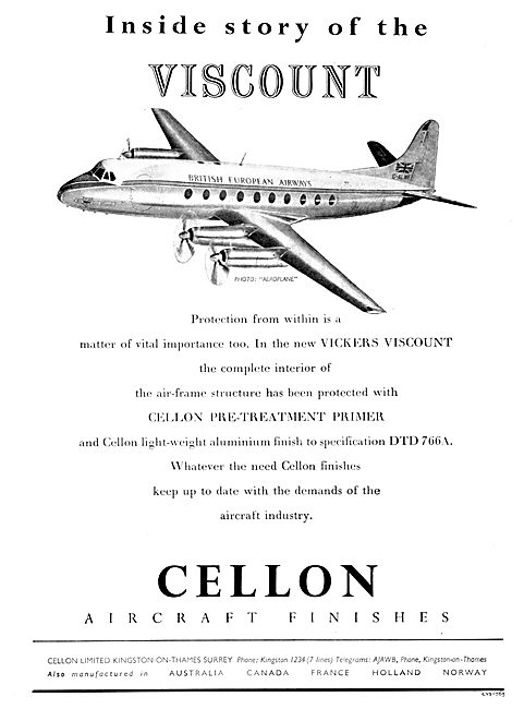 Cellon Protective Finishes                                       