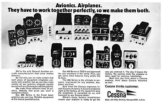 Cessna Avionics 1972 Ranges                                      