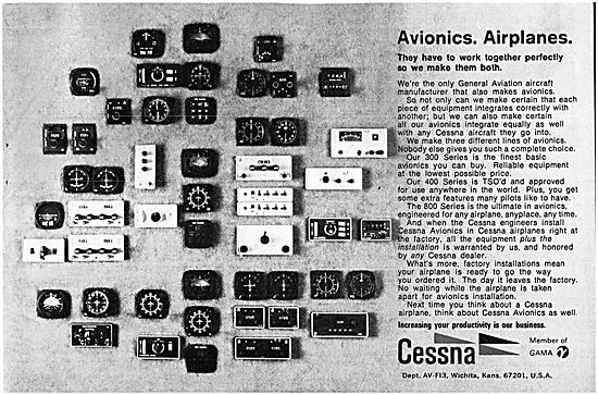 Cessna Avionics                                                  