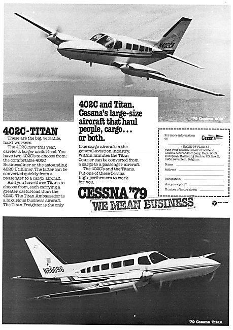 Cessna 402C-Titan                                                