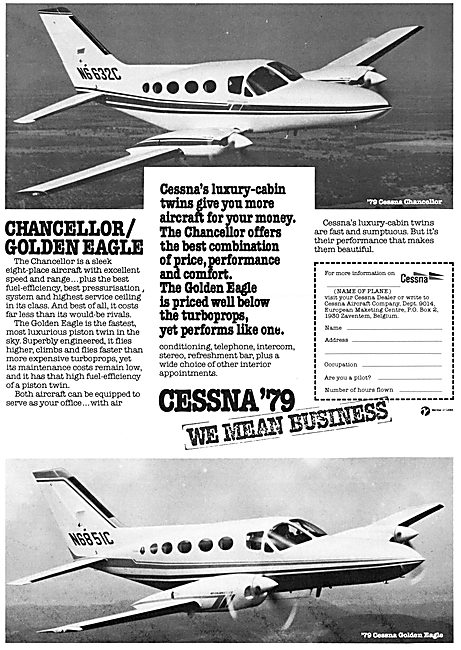 Cessna Chancellor - Cessna Golden Eagle                          
