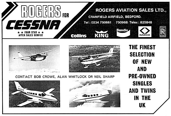 Cessna Rogers Aviation Cranfield                                 
