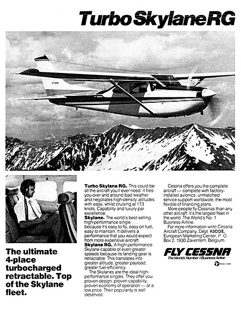 Cessna Turbo Skylane RG                                          