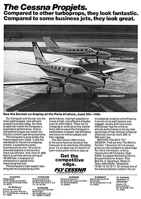 Cessna Conquest - Cessna Corsair                                 
