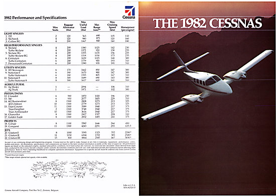 Cessna Aircraft 1982- Supplement-1                               