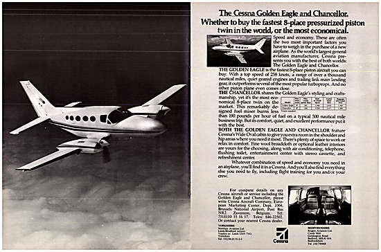Cessna Golden Eagle - Cessna Chancellor                          