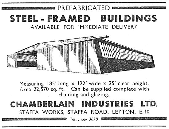 Chamberlain Industries - Hangars & Steel Buildings 1950          