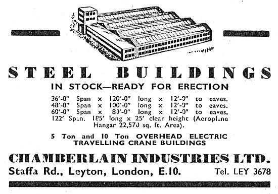 Chamberlain Industries Steel Buildings & Hangars                 