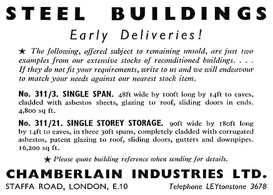 Chamberlain Industries - Hangars & Steel Buildings               