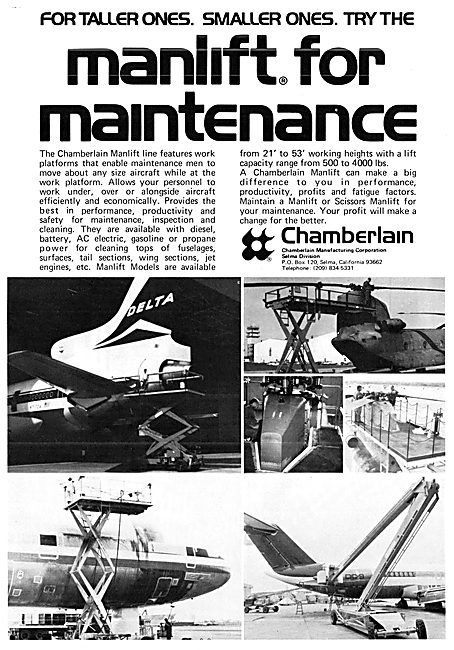 Chamberlain Manufacturing  - Manlift Maintenance Platform        