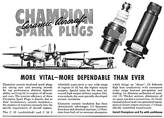 Champion Spark Plugs                                             