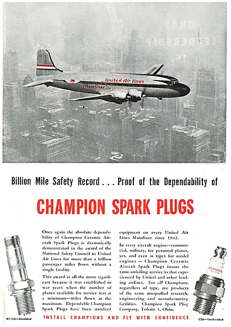 Champion Spark Plugs                                             