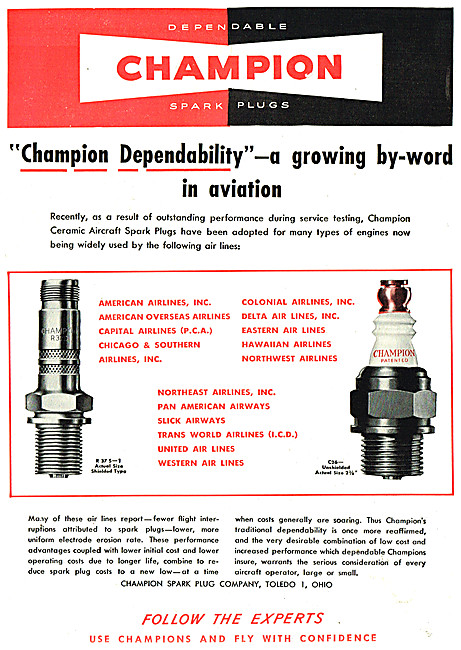 Champion Spark Plugs                                             