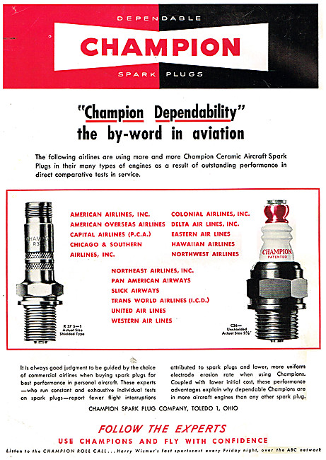 Champion Spark Plugs                                             