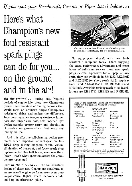 Champion Spark Plugs                                             