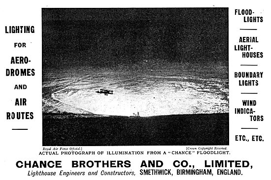 Chance Lighting For Aerodromes & Air Routes 1929                 