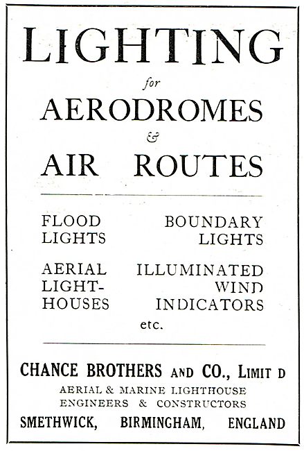 Chance Lighting For Aerodromes & Air Routes                      