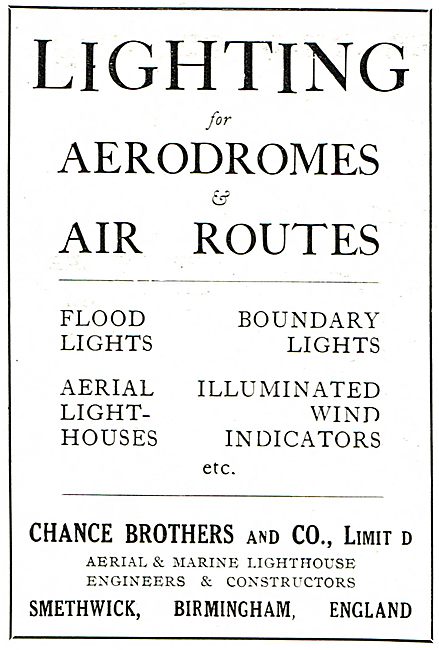 Chance Lighting For Aerodromes & Air Routes                      