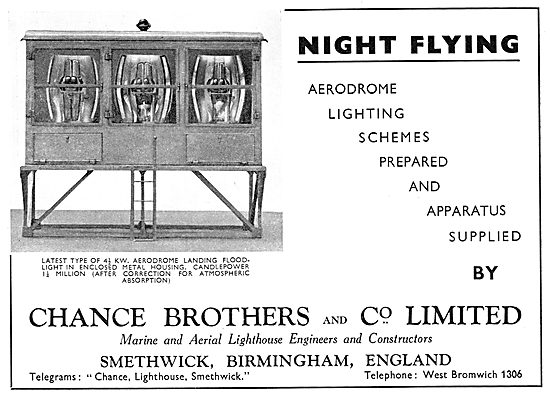 Chance Lighting For Aerodromes: Night Flying Aids                
