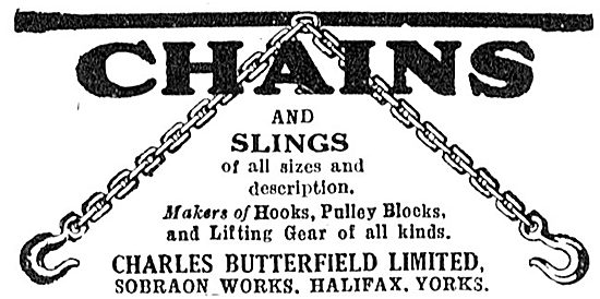 Charles Butterfield. Halifax. Chain Manufacturers                