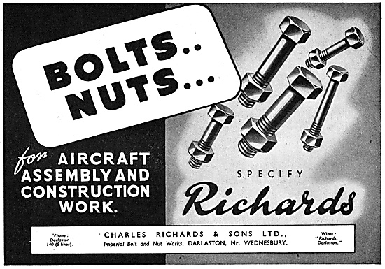 Charles Richards Imperial Bolt & Nut Works. AGS & Assemblies     