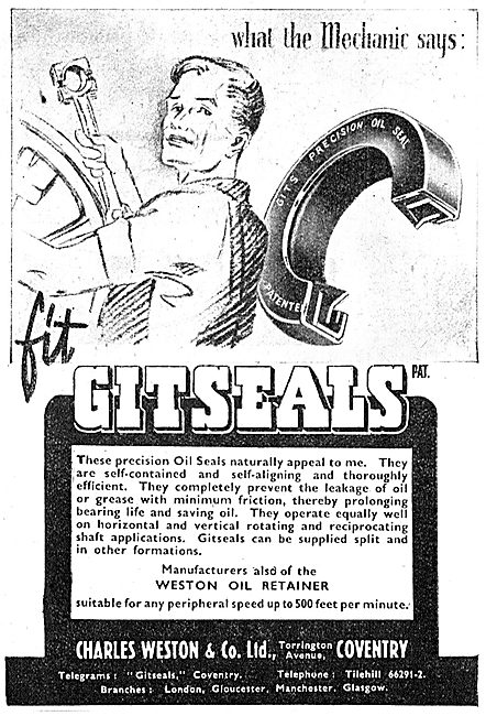 Charles Weston : Gitseals                                        