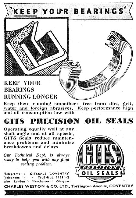 Charles Weston : GITS Gitseals Oil Seals & Oil Retainers         